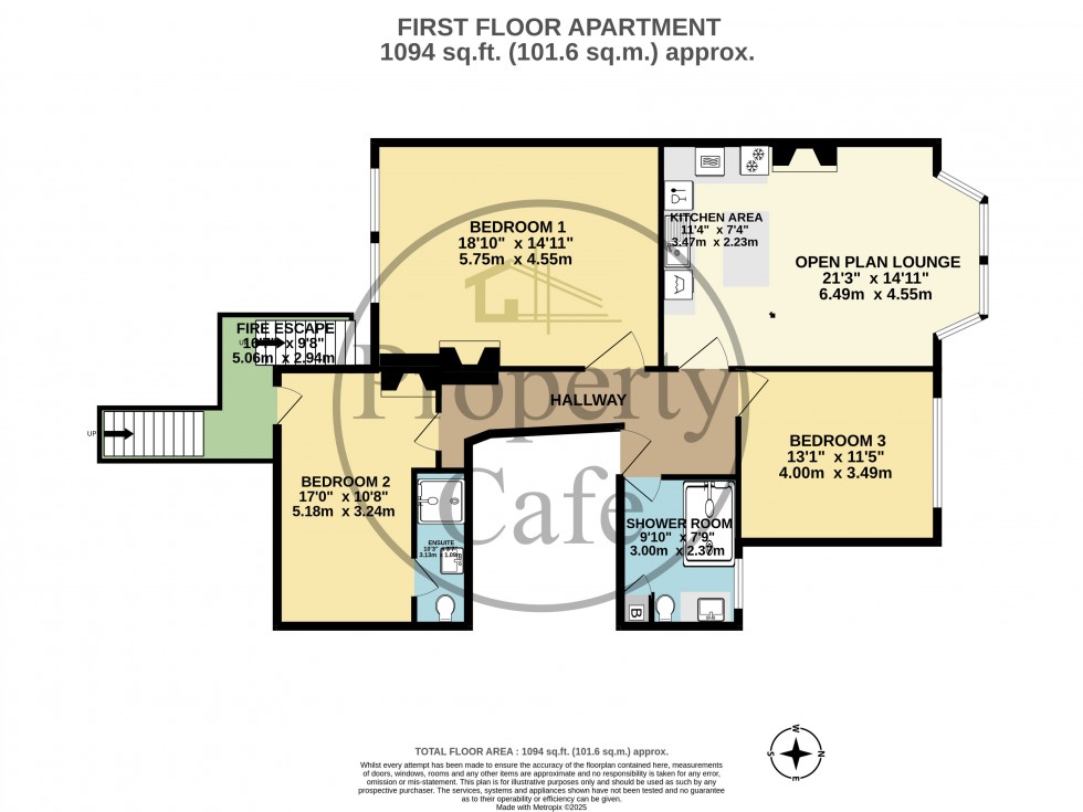 Floorplan for De la Warr Road, Bexhill-on-Sea, East Sussex