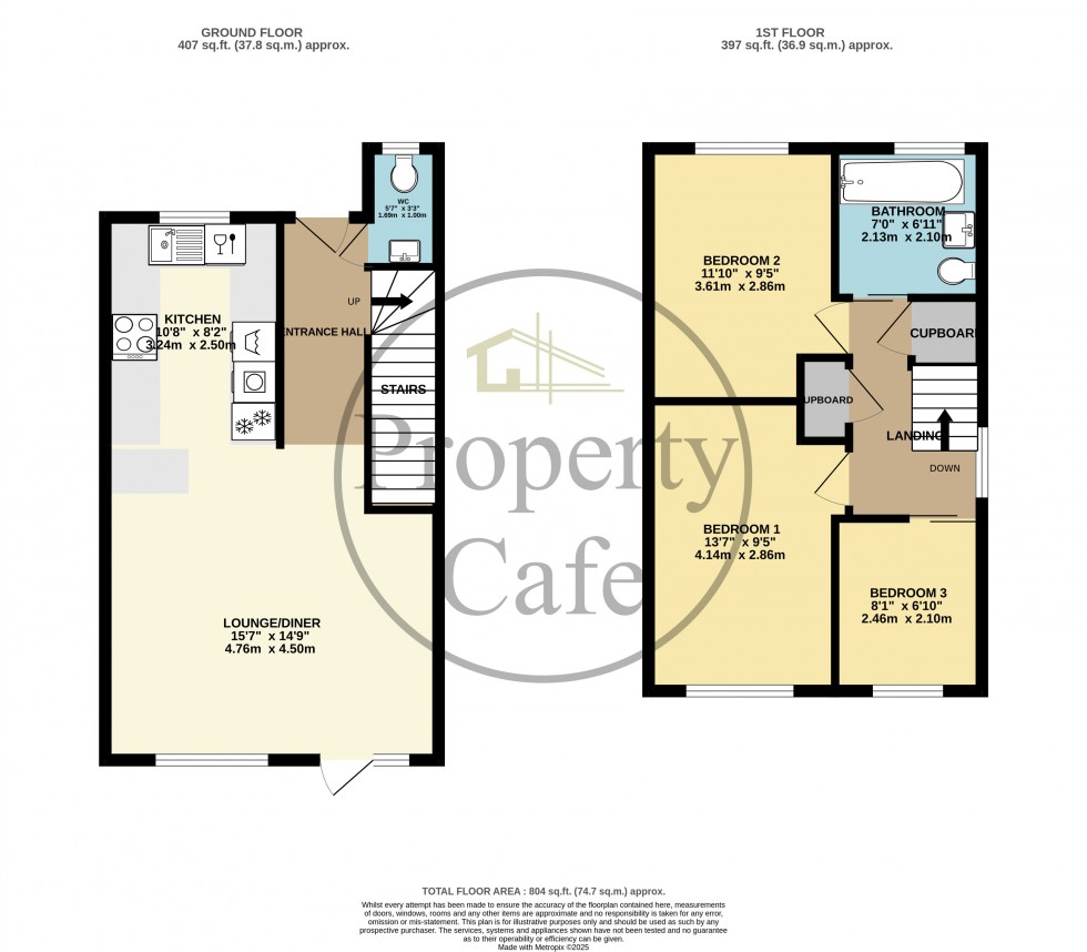 Floorplan for Jarvis Brook Close, Bexhill-on-Sea, East Sussex