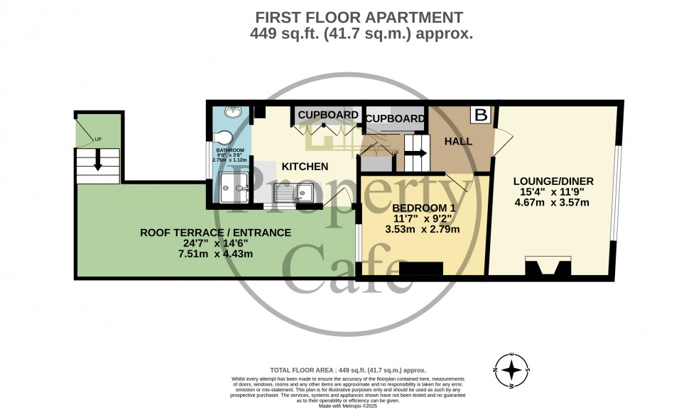 Floorplan for Old Church Road, St Leonards-on-Sea, East Sussex