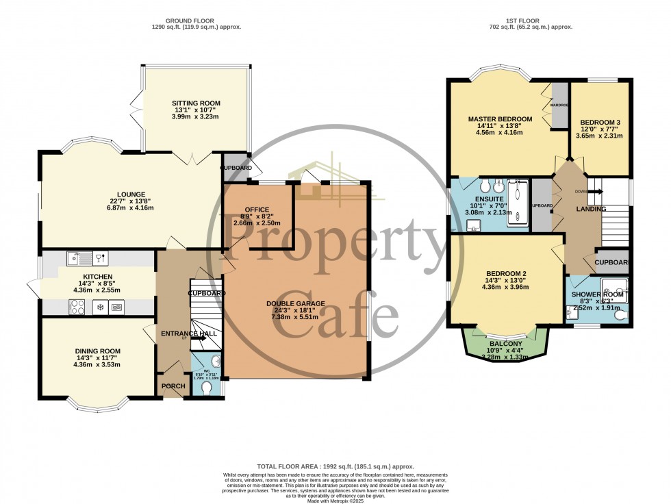 Floorplan for Cooden Close, Bexhill-on-Sea, East Sussex