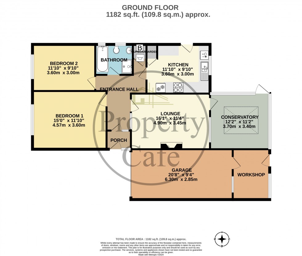 Floorplan for Penhurst Drive, Bexhill-on-Sea, East Sussex