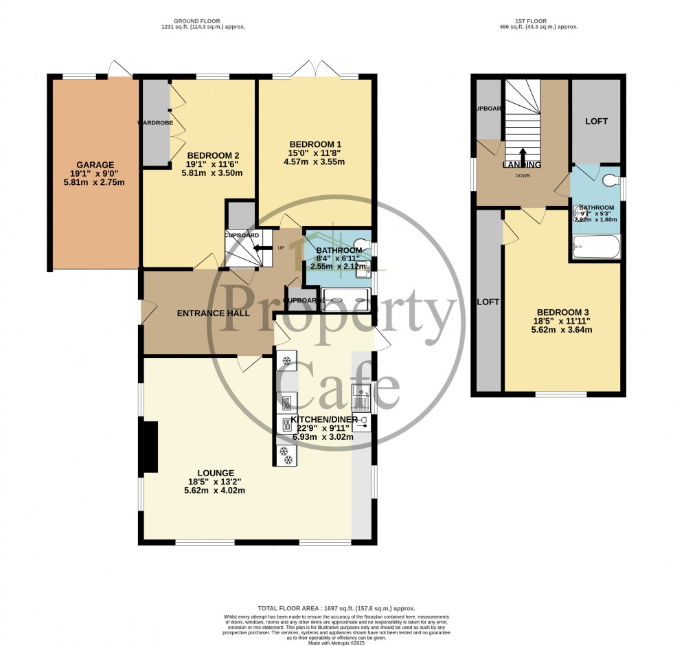 Floorplan for The Gorseway, Bexhill-on-Sea, East Sussex