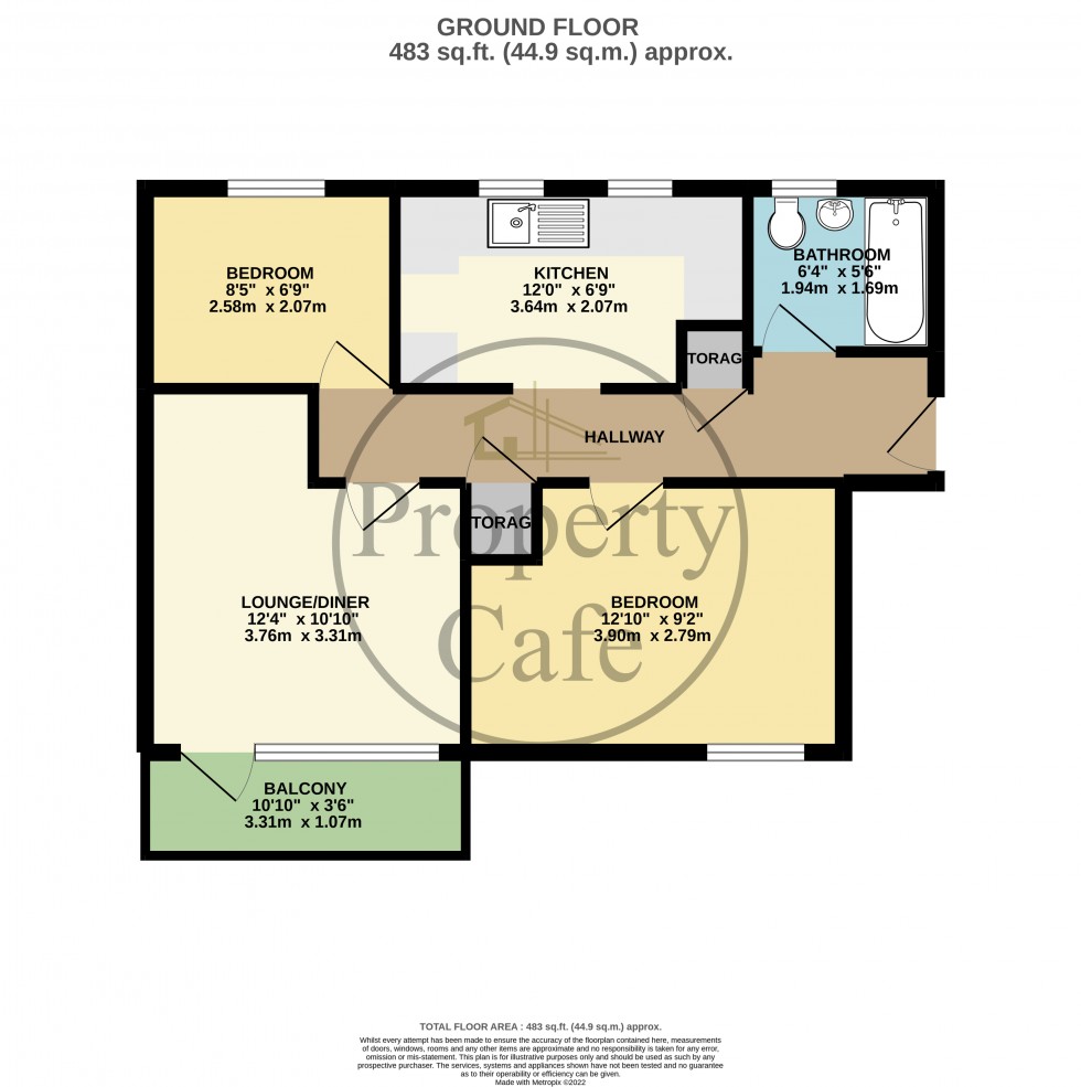 Floorplan for Preston Road, Bexhill-on-Sea, East Sussex