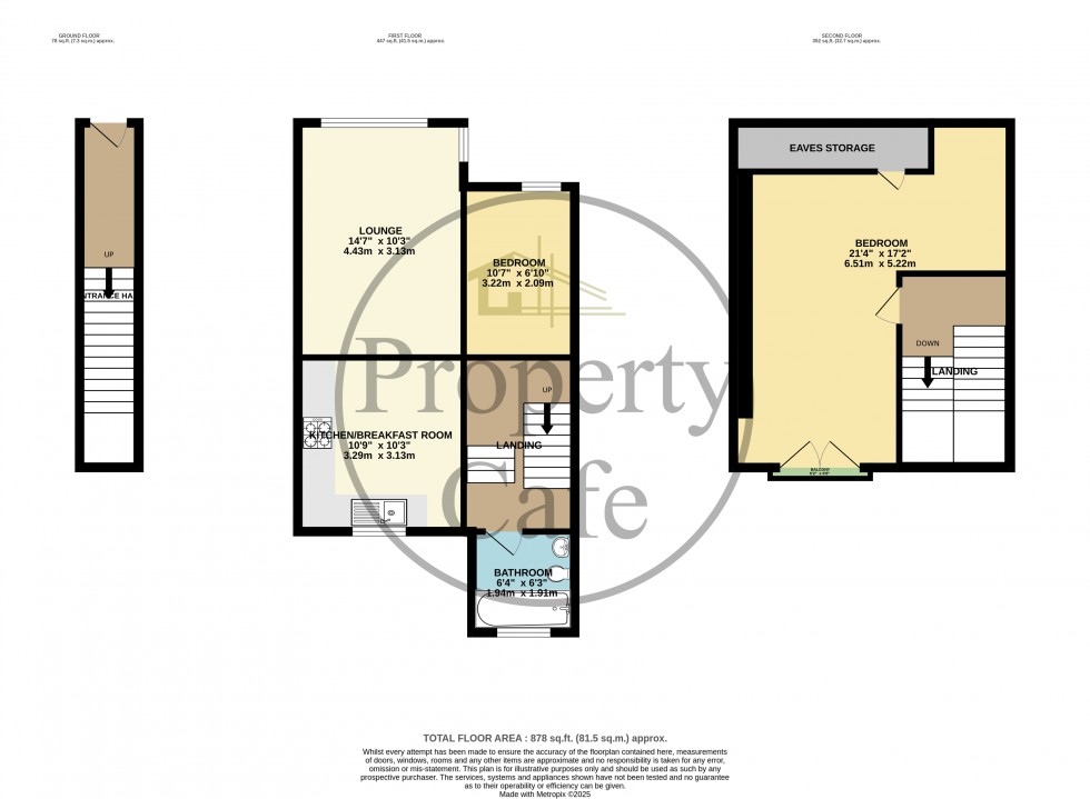 Floorplan for Milward Road, Hastings, East Sussex