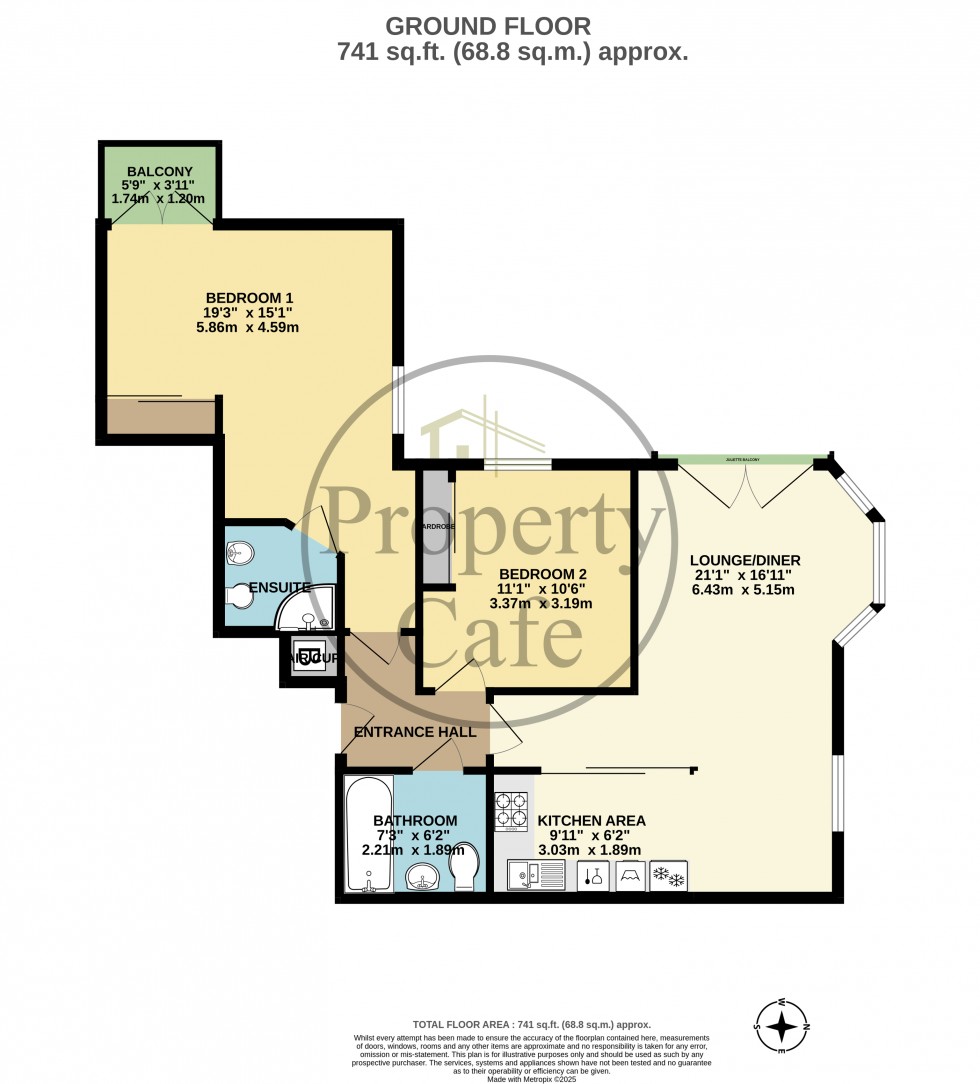 Floorplan for Dorset Road South, Bexhill on Sea, East Sussex