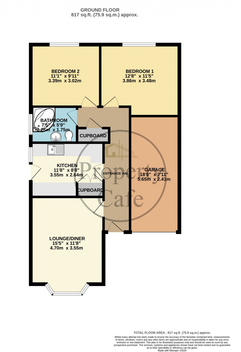 Floorplan for Links Drive, Bexhill-on-Sea, East Sussex