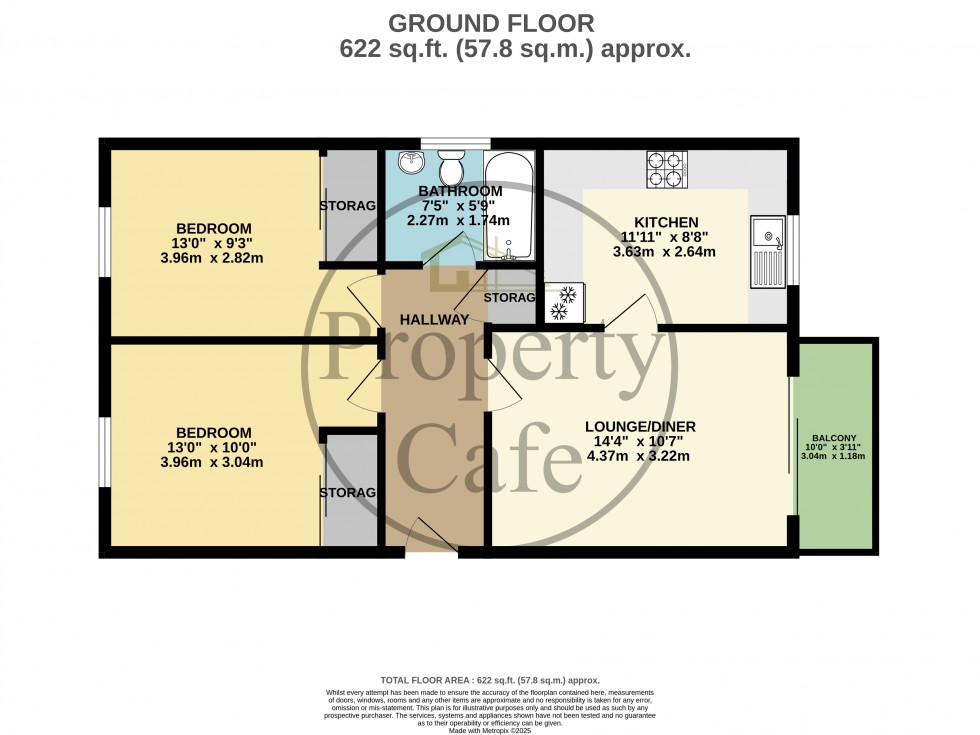 Floorplan for Gillsmans Hill, St Leonards-on-Sea, East Sussex