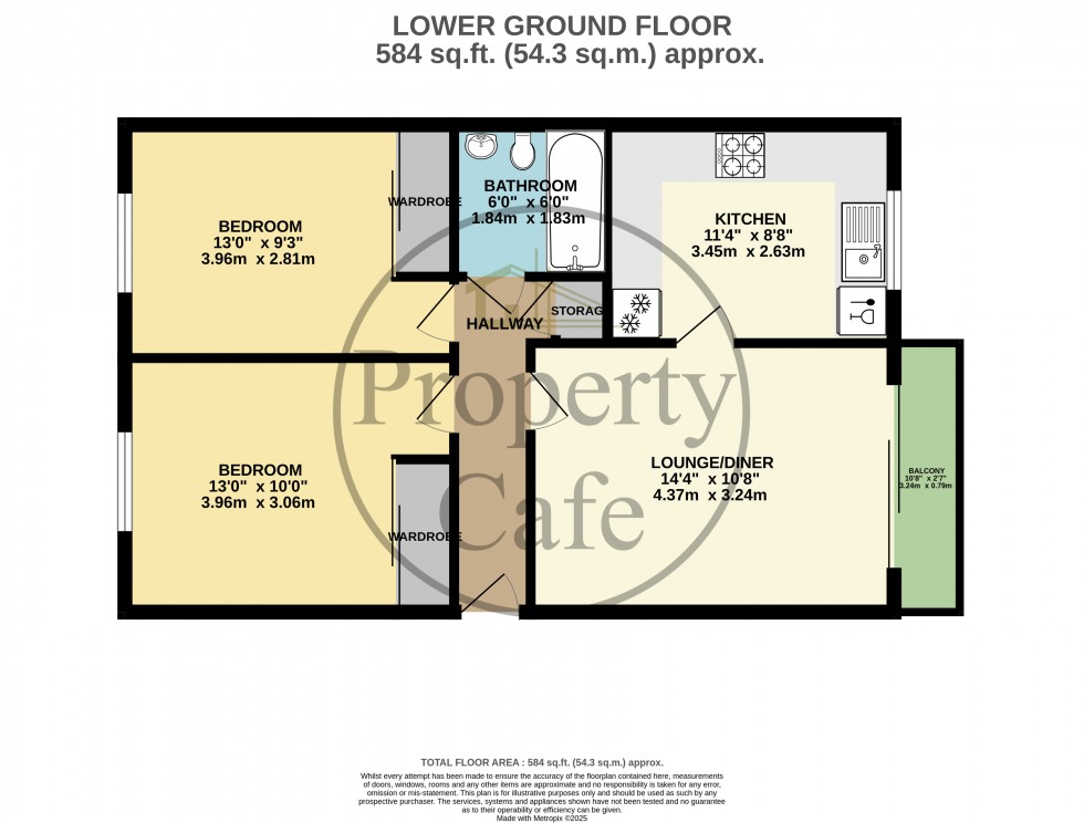 Floorplan for Gillsmans Hill, St Leonards-on-Sea, East Sussex