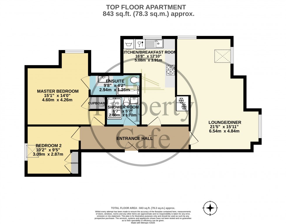 Floorplan for Bexhill-on-Sea, East Sussex